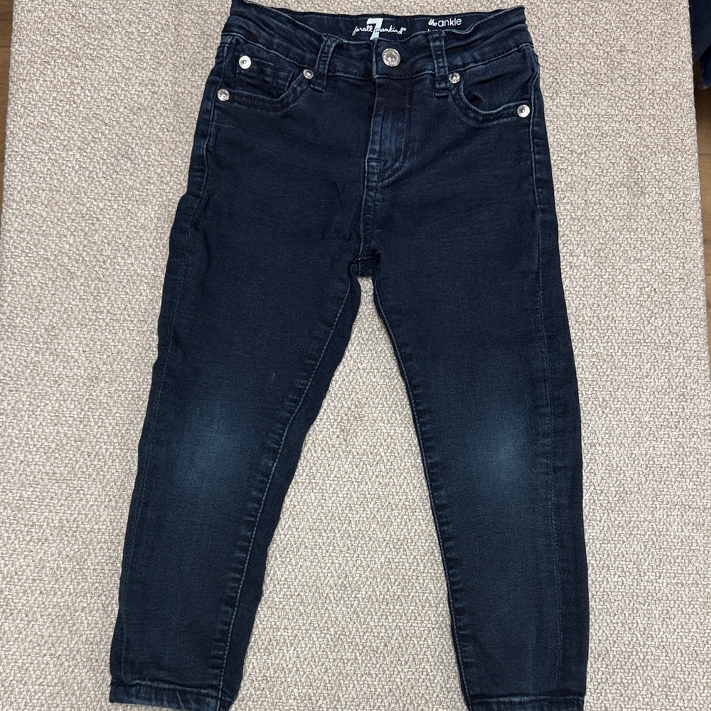 7 For All Mankind Kids Dark Blue Jeans